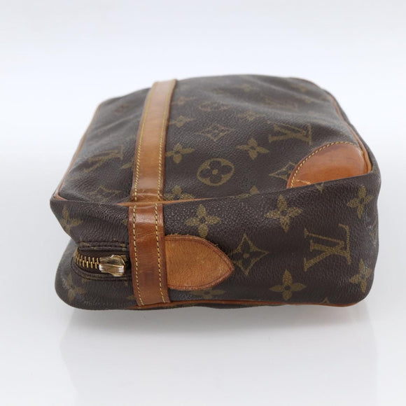 LOUIS VUITTON Monogram Compiegne 28 Clutch Bag M51845 LV Auth ka2808