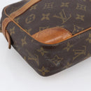 LOUIS VUITTON Monogram Compiegne 28 Clutch Bag M51845 LV Auth ka2808-9