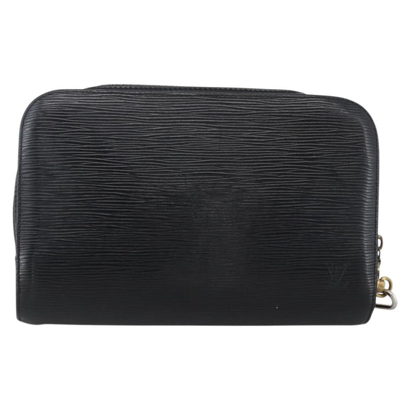 LOUIS VUITTON Epi Orsay Clutch Bag Black M51992 LV Auth ka2810