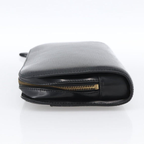 LOUIS VUITTON Epi Orsay Clutch Bag Black M51992 LV Auth ka2810