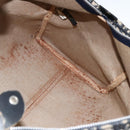 Christian Dior Trotter Canvas Boston Bag Navy Silver Auth ka2812-17