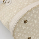 LOUIS VUITTON Monogram Mini Lin Bucket PM Shoulder Bag Dunne M95316 Auth ka2813-14