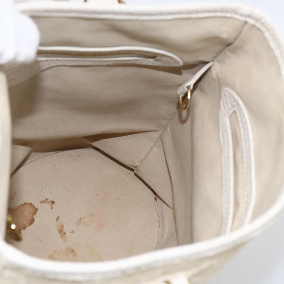 LOUIS VUITTON Monogram Mini Lin Bucket PM Shoulder Bag Dunne M95316 Auth ka2813
