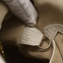 LOUIS VUITTON Monogram Mini Lin Bucket PM Shoulder Bag Dunne M95316 Auth ka2813-12