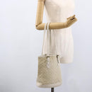 LOUIS VUITTON Monogram Mini Lin Bucket PM Shoulder Bag Dunne M95316 Auth ka2813-22
