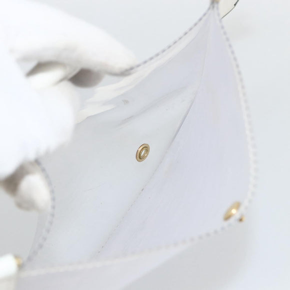LOUIS VUITTON Epi Plage Via Bag Vinyl Leather Clear White M92153 LV Auth ka2814