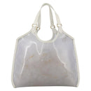 LOUIS VUITTON Epi Plage Via Bag Vinyl Leather Clear White M92153 LV Auth ka2814-2