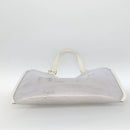 LOUIS VUITTON Epi Plage Via Bag Vinyl Leather Clear White M92153 LV Auth ka2814-5