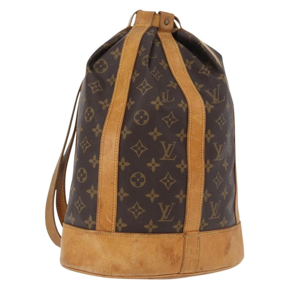 LOUIS VUITTON Monogram Randonnee PM Shoulder Bag M42243 LV Auth ka2816