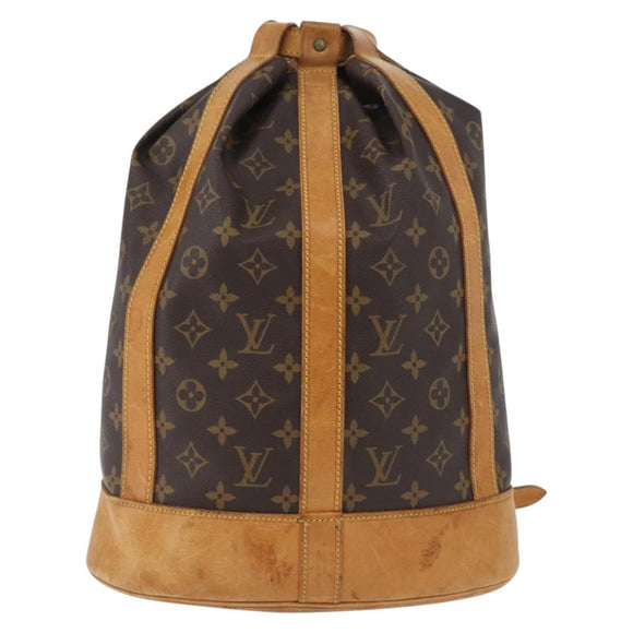 LOUIS VUITTON Monogram Randonnee PM Shoulder Bag M42243 LV Auth ka2816