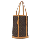 LOUIS VUITTON Monogram Bucket GM Shoulder Bag M42236 LV Auth ka2817-1