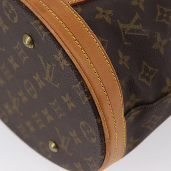 LOUIS VUITTON Monogram Bucket GM Shoulder Bag M42236 LV Auth ka2817
