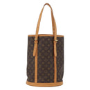 LOUIS VUITTON Monogram Bucket GM Shoulder Bag M42236 LV Auth ka2817-2