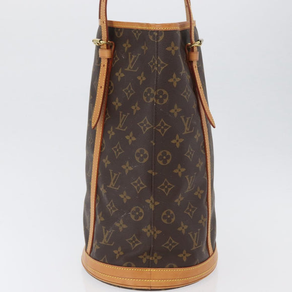 LOUIS VUITTON Monogram Bucket GM Shoulder Bag M42236 LV Auth ka2817