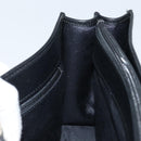 BURBERRY Nova Check Hand Bag Canvas Beige Silver Auth ka2824V-18