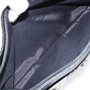 BURBERRY Nova Check Hand Bag Canvas Beige Silver Auth ka2824V-23