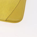 BURBERRY Shoulder Bag Leather Yellow gold Auth ka283-15
