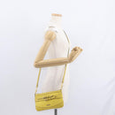 BURBERRY Shoulder Bag Leather Yellow gold Auth ka283-21