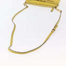BURBERRY Shoulder Bag Leather Yellow gold Auth ka283-7