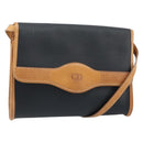 Christian Dior Shoulder Bag Nylon Black Gold Auth ka2831-1