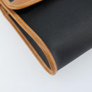 Christian Dior Shoulder Bag Nylon Black Gold Auth ka2831-11