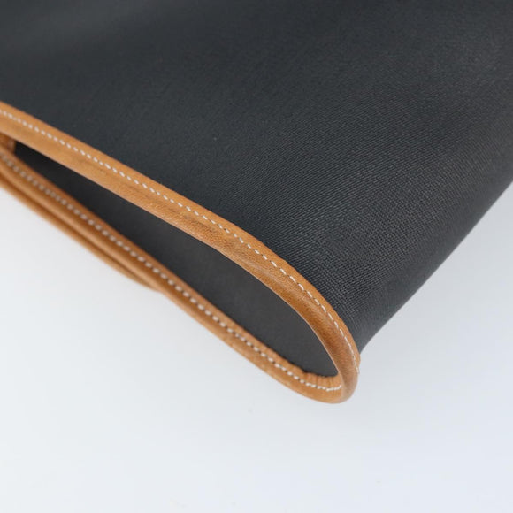 Christian Dior Shoulder Bag Nylon Black Gold Auth ka2831
