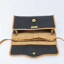 Christian Dior Shoulder Bag Nylon Black Gold Auth ka2831-15