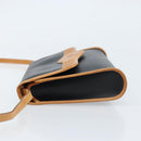 Christian Dior Shoulder Bag Nylon Black Gold Auth ka2831-5