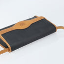 Christian Dior Shoulder Bag Nylon Black Gold Auth ka2831-6
