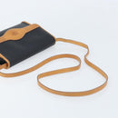 Christian Dior Shoulder Bag Nylon Black Gold Auth ka2831-7