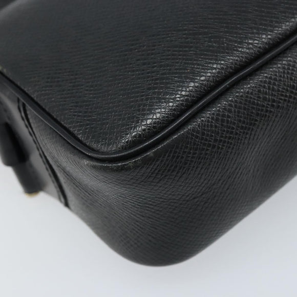 LOUIS VUITTON Taiga Karga Clutch Bag Ardoise M30812 LV Auth ka2832
