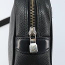 LOUIS VUITTON Taiga Karga Clutch Bag Ardoise M30812 LV Auth ka2832-9