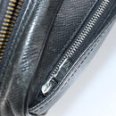 LOUIS VUITTON Taiga Karga Clutch Bag Ardoise M30812 LV Auth ka2832-18