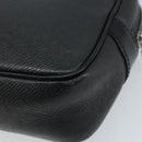 LOUIS VUITTON Taiga Karga Clutch Bag Ardoise M30812 LV Auth ka2832-14