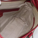 BURBERRY Nova Check Hand Bag Canvas Beige Silver Auth ka2833-19