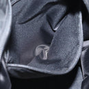 CELINE Circle Tote Bag Nylon Black Gold Auth ka2834-22