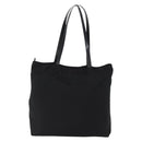 CELINE Circle Tote Bag Nylon Black Gold Auth ka2834-2