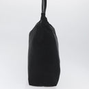 CELINE Circle Tote Bag Nylon Black Gold Auth ka2834-3