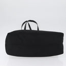 CELINE Circle Tote Bag Nylon Black Gold Auth ka2834-5