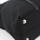 PRADA Tote Bag Nylon Black Silver Auth ka2835-17