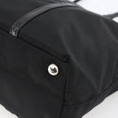 PRADA Tote Bag Nylon Black Silver Auth ka2835-18