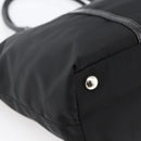 PRADA Tote Bag Nylon Black Silver Auth ka2835-19