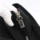 PRADA Tote Bag Nylon Black Silver Auth ka2835-21