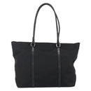 PRADA Tote Bag Nylon Black Silver Auth ka2835-2