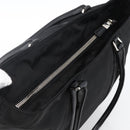 PRADA Tote Bag Nylon Black Silver Auth ka2835-6