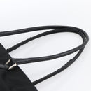 PRADA Tote Bag Nylon Black Silver Auth ka2835-14