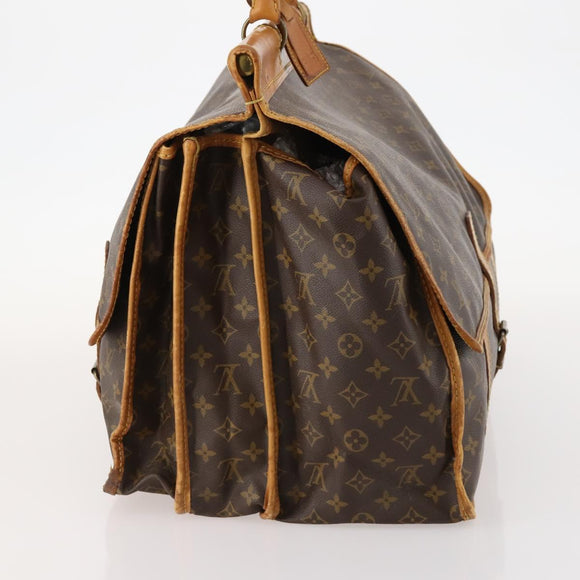 LOUIS VUITTON Monogram Sac Kleber Travel Bag M58122 LV Auth ka2837