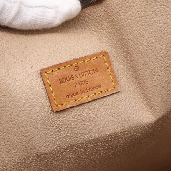 LOUIS VUITTON Monogram Sac Plat Hand Bag M51140 LV Auth ka2838