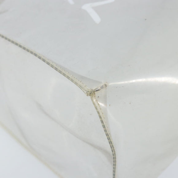 HERMES Vinyl Kelly Hand Bag Vinyl Clear Auth ka2840