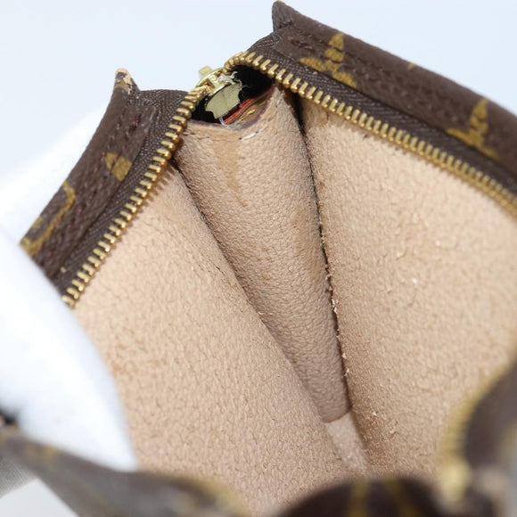 LOUIS VUITTON Monogram Bucket PM Accessory Pouch LV Auth ka2841